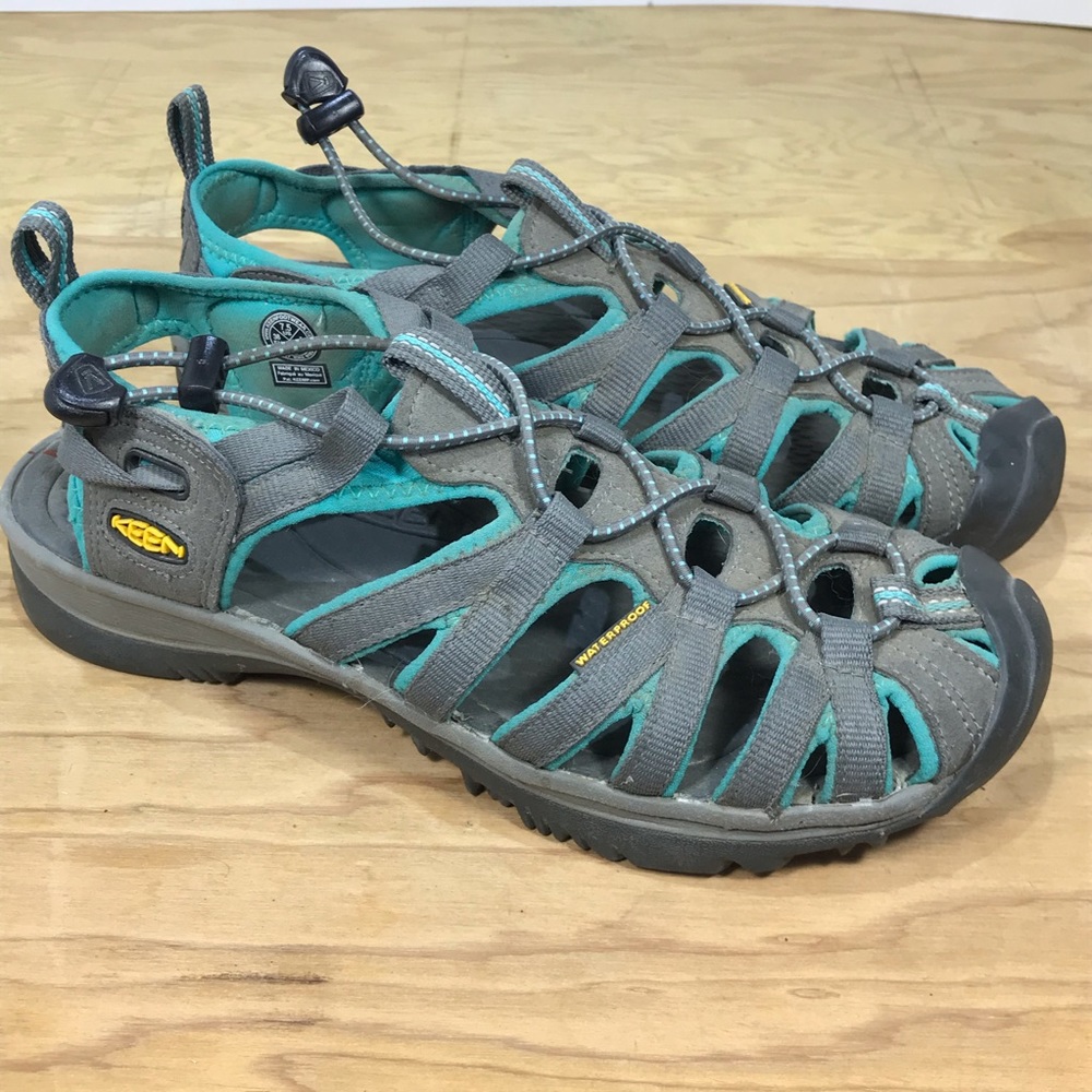 KEEN Whisper Womens Sz 7.5 US Gray Hiking Sandals